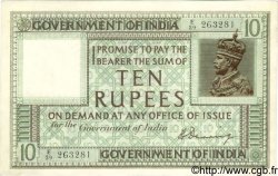 10 Rupees INDE  1917 P.006 SUP