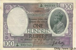 100 Rupees INDE Bombay 1917 P.010c pr.TTB