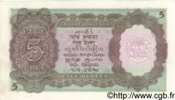 5 Rupees INDE  1937 P.018a SPL