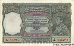 100 Rupees INDE Bombay 1943 P.020c TTB