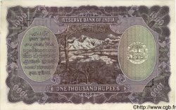1000 Rupees INDE Bombay 1937 P.021a SUP