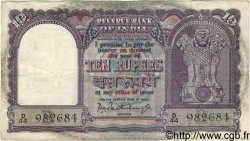 10 Rupees INDE  1962 P.040b TB à TTB