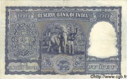 100 Rupees INDE  1957 P.043b TTB