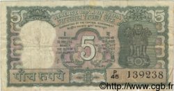 5 Rupees INDE  1970 P.055 TB