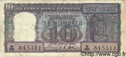 10 Rupees INDE  1967 P.057b TB