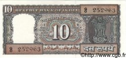 10 Rupees INDIA  1977 P.060f AU