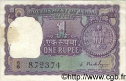 1 Rupee INDE  1966 P.077a pr.TTB