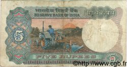 5 Rupees INDE  1970 P.080a TB