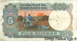 5 Rupees INDE  1983 P.080l TB
