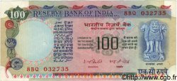 100 Rupees INDE  1977 P.086a TTB+