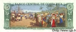 5 Colones COSTA RICA  1989 P.236d NEUF