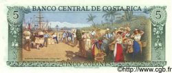 5 Colones COSTA RICA  1990 P.236e NEUF