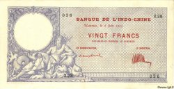 20 Francs NOUVELLE CALÉDONIE  1925 P.20 SUP