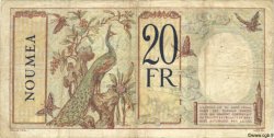 20 Francs NOUVELLE CALÉDONIE  1940 P.37b TB