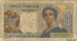 20 Francs NOUVELLE CALÉDONIE  1958 P.50b AB