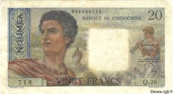 20 Francs NOUVELLE CALÉDONIE  1958 P.50b TB