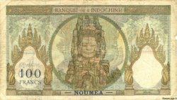 100 Francs NOUVELLE CALÉDONIE  1953 P.42c B+