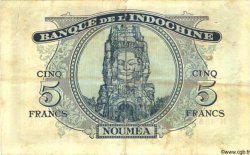 5 Francs NOUVELLE CALÉDONIE  1944 P.48 TB+