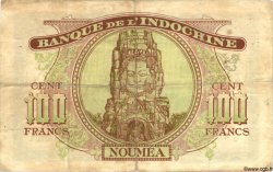 100 Francs NOUVELLE CALÉDONIE  1944 P.46b TB