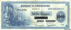 1000 Francs NOUVELLE CALÉDONIE  1943 P.45 B+