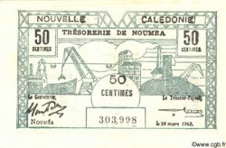 50 Centimes NOUVELLE CALÉDONIE  1943 P.54 SUP