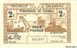 2 Francs NOUVELLE CALÉDONIE  1943 P.56b SUP