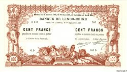 100 Francs Épreuve TAHITI  1910 P.03 vars NEUF