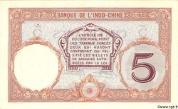 5 Francs TAHITI  1940 P.11c TTB