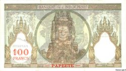 100 Francs TAHITI  1965 P.14d TTB+