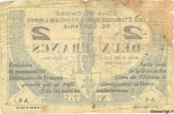 2 Francs OCÉANIE  1942 P.09 B+