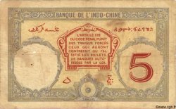 5 Francs DJIBOUTI  1936 P.06b TB