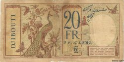 20 Francs DJIBOUTI  1936 P.07 B
