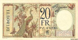 20 Francs DJIBOUTI  1936 P.07A SUP