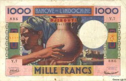 1000 Francs DJIBOUTI  1947 P.20 TTB