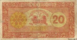 20 Francs Palestine DJIBOUTI  1945 P.15 B+