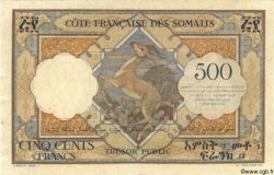 500 Francs DJIBOUTI  1952 P.27 SUP