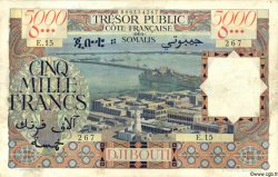 5000 Francs DJIBOUTI  1952 P.29 TTB