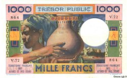 1000 Francs AFARS ET ISSAS  1974 P.32 TB