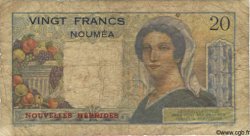 20 Francs NOUVELLES HÉBRIDES  1945 P.08a B