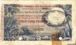 25 Francs NOUVELLES HÉBRIDES  1921 P.A1 B+