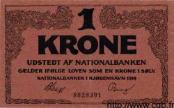 1 Krone DANEMARK  1914 P.010 SPL