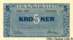 5 Kroner DANEMARK  1950 P.035b pr.SPL
