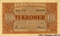 10 Kroner DANEMARK  1944 P.036a SUP