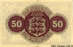 50 Kroner DANEMARK  1954 P.038k TTB+ à SUP