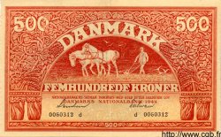 500 Kroner DANEMARK  1944 P.041a TTB+ à SUP