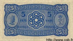 5 Kroner NORVÈGE  1943 P.07c pr.NEUF