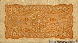 10 Kroner NORVÈGE  1919 P.08b TTB