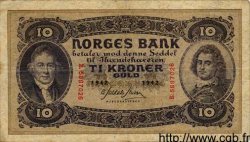 10 Kroner NORVÈGE  1942 P.08c pr.TTB