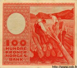 100 Kroner NORVÈGE  1950 P.33a TTB