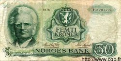 50 Kroner NORVÈGE  1976 P.37d TB